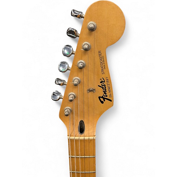 Used Fender STANDARS STRATOCATER BLACK Solid Body Electric Guitar