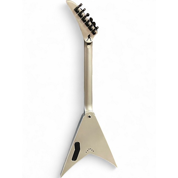 Used 2022 Kramer DAVE MUSTAINE VANGUARD V SILVER Solid Body Electric Guitar