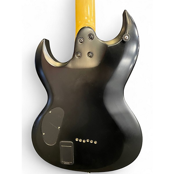 Used Schecter Guitar Research Demon S-II Black Solid Body Electric Guitar