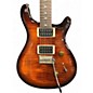 Used PRS SE Custom 24 Black Gold Sunburst Solid Body Electric Guitar