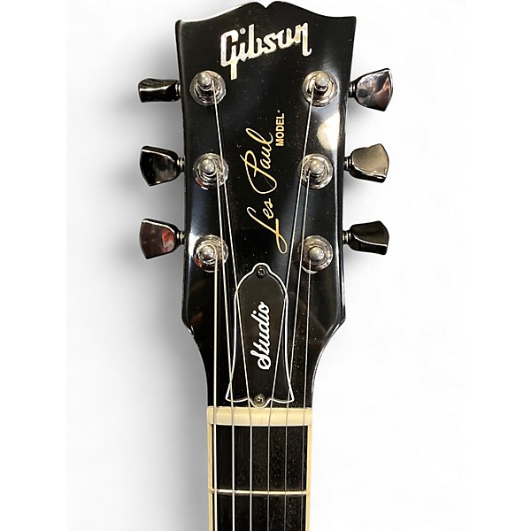 Used 2025 Gibson Les Paul Studio Translucent Ebony Burst Solid Body Electric Guitar