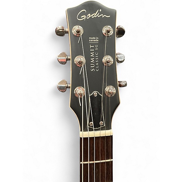 Used Godin SUMMIT CLASSIC SG Matte Green Solid Body Electric Guitar