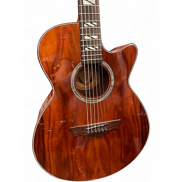 Used Dean PE COCO Cocobolo Acoustic Electric Guitar
