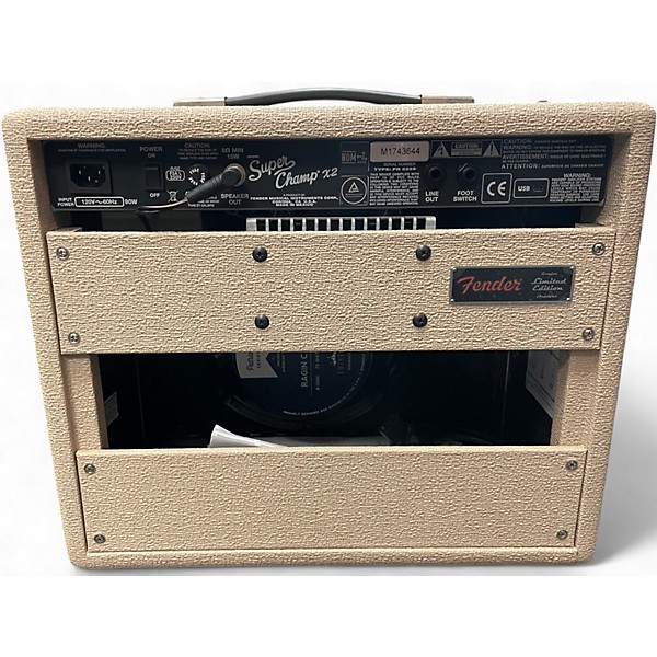 Used Fender Super Champ X2 Blonde 15W Tube Guitar Amp Guitar Combo Amp