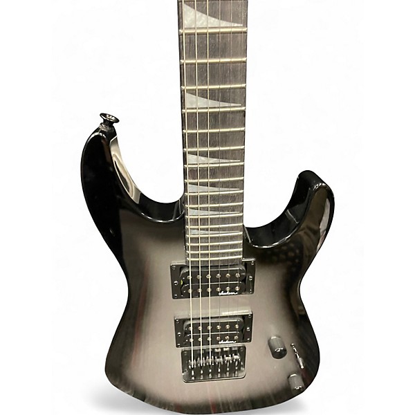 Used Jackson JS34Q Dinky Silverburst Solid Body Electric Guitar