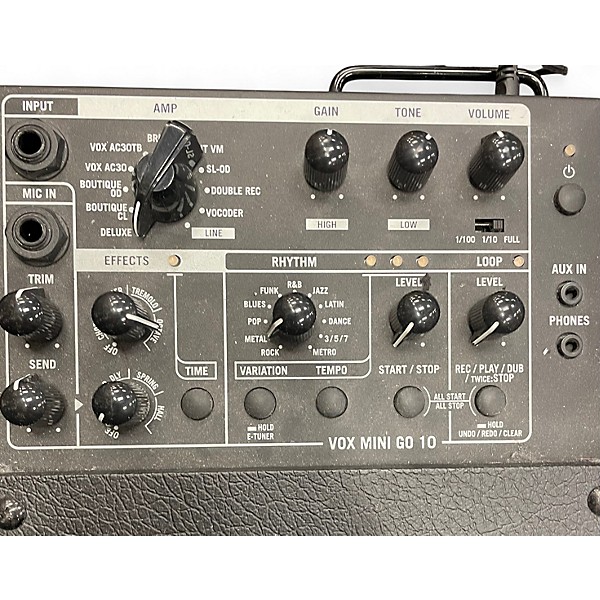 Used VOX MINI GO 10 Battery Powered Amp