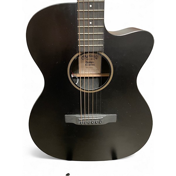 Used Martin GPCX1E Black Acoustic Electric Guitar