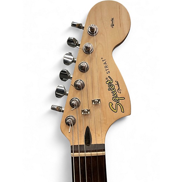 Used Squier Affinity Stratocaster Black Solid Body Electric Guitar