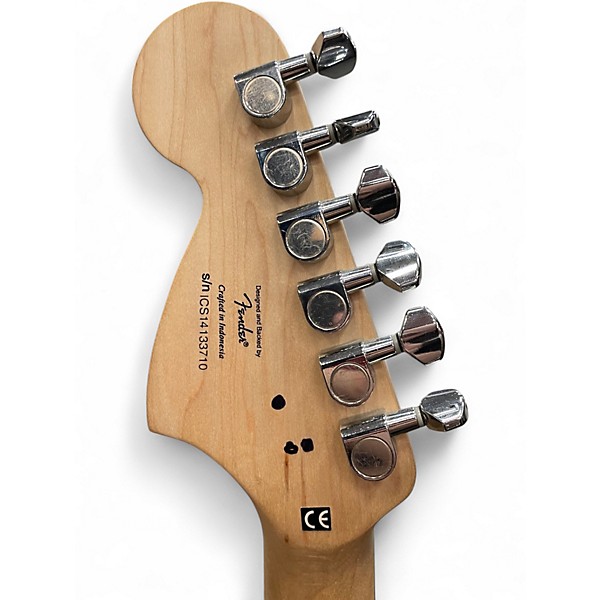 Used Squier Affinity Stratocaster Black Solid Body Electric Guitar