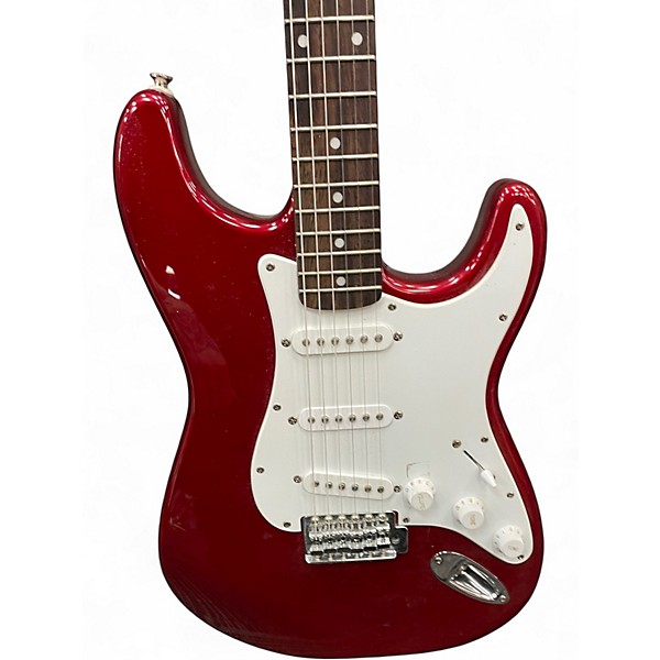 Used Squier Affinity Stratocaster Red Solid Body Electric Guitar