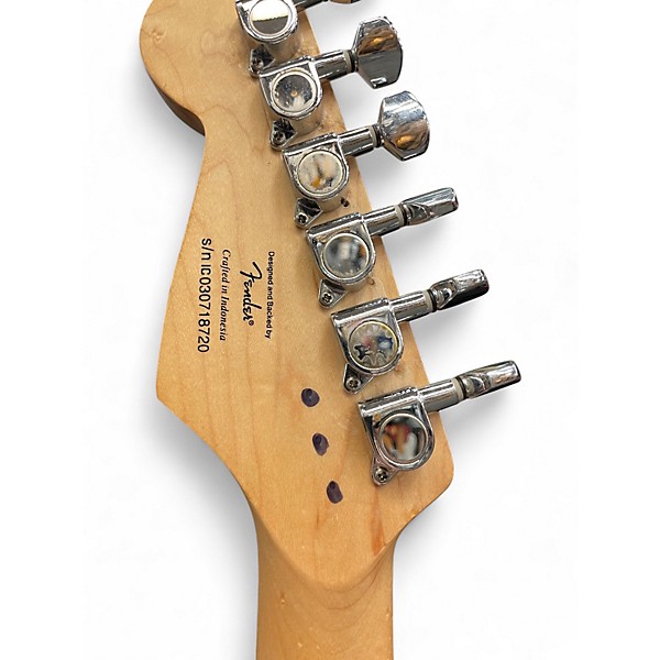 Used Squier Bullet Stratocaster Blue Solid Body Electric Guitar