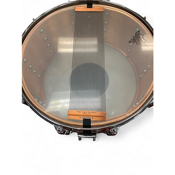 Used Kaman 14in BRASS SNARE DRUM BRASS Drum