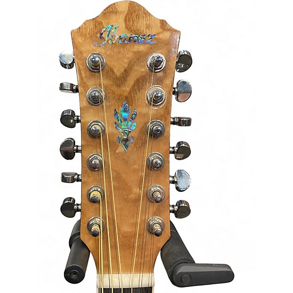 Used Ibanez EW2012ASENT Figured 12 String Acoustic Electric Guitar