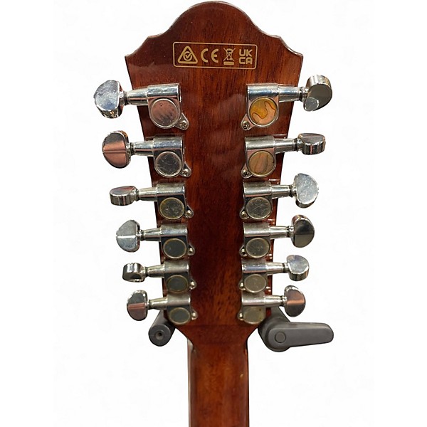 Used Ibanez EW2012ASENT Figured 12 String Acoustic Electric Guitar
