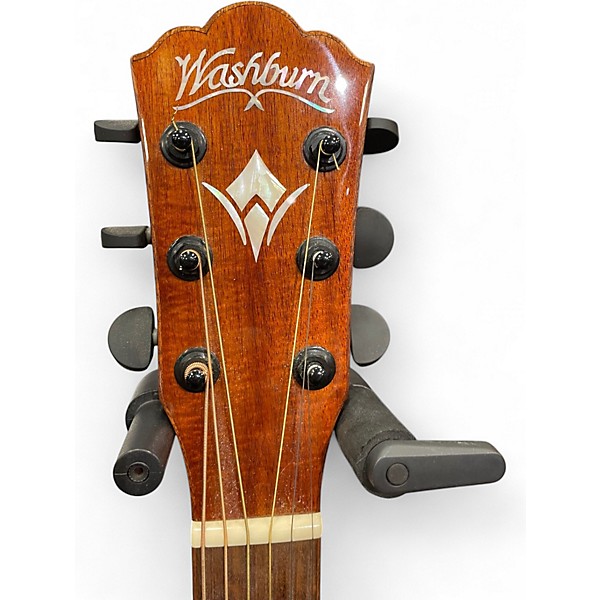 Used Washburn WCG655CE-0 Natural Acoustic Electric Guitar