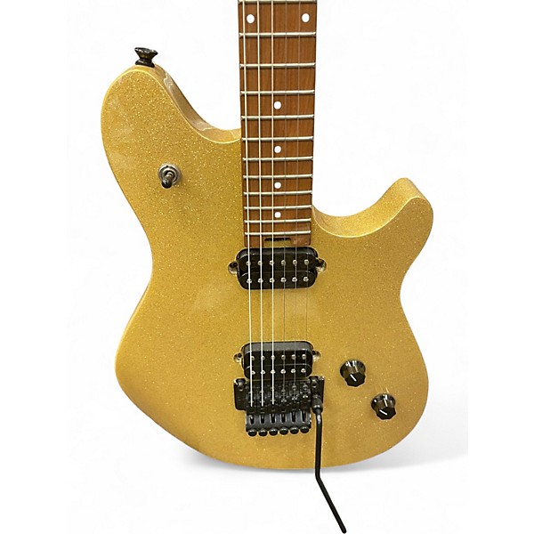 Used EVH Wolfgang Standard Gold Sparkle Solid Body Electric Guitar