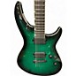 Used ESP ltd h3-1000 Trans Green Solid Body Electric Guitar