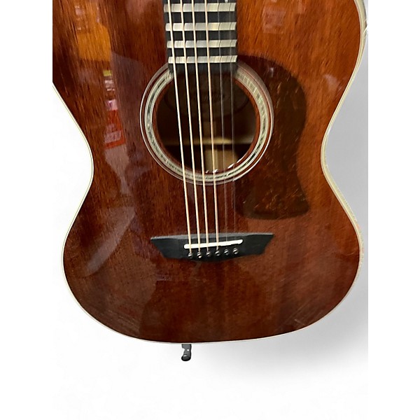 Used Washburn hg120o Brown Acoustic Electric Guitar