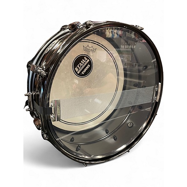 Used TAMA 14X6.5 Metalworks Snare BLACK NICKEL Drum