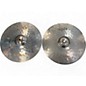 Used Zildjian 14in zxt titanium rock hihat pair Cymbal thumbnail