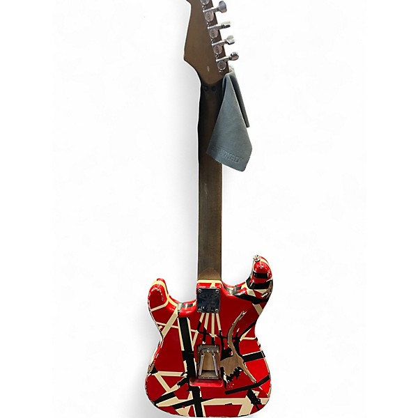Used EVH Striped Series Frankie striped Solid Body Electric Guitar
