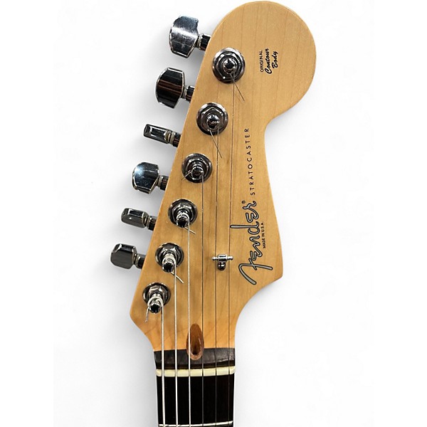 Used Fender American Standard Stratocaster Shoreline Gold Solid Body Electric Guitar