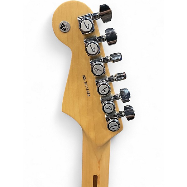 Used Fender American Standard Stratocaster Shoreline Gold Solid Body Electric Guitar