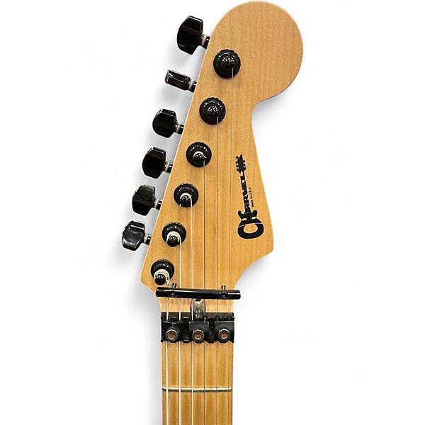 Used Charvel USA SELECT SAN DIMAS STYLE 1 HSSFR BLACK Solid Body Electric Guitar