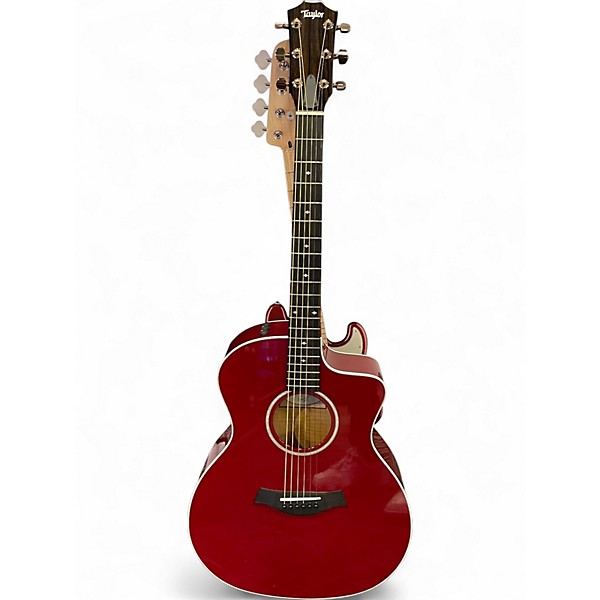 Used Taylor 214ce RED DLX RED Acoustic Electric Guitar