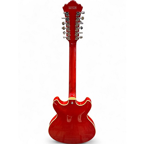 Used Ibanez AS7312 12 String Artcore Candy Apple Red Hollow Body Electric Guitar