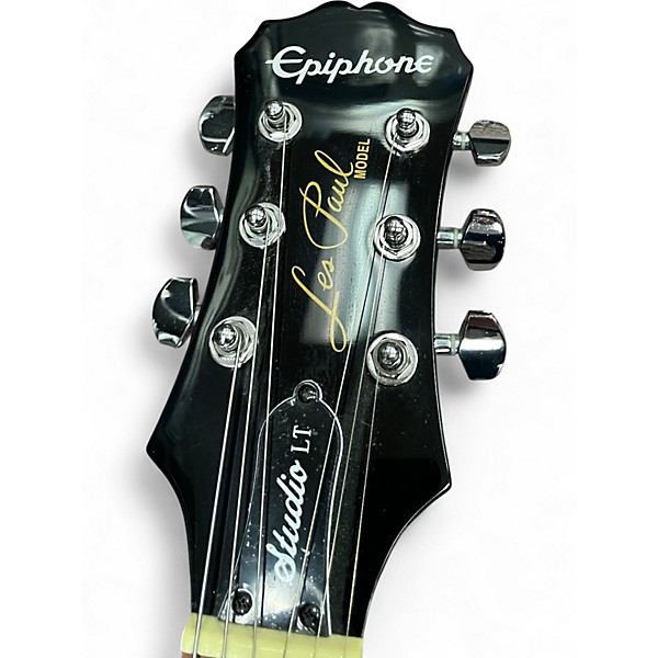 Used Epiphone Les Paul Studio BLACK Solid Body Electric Guitar