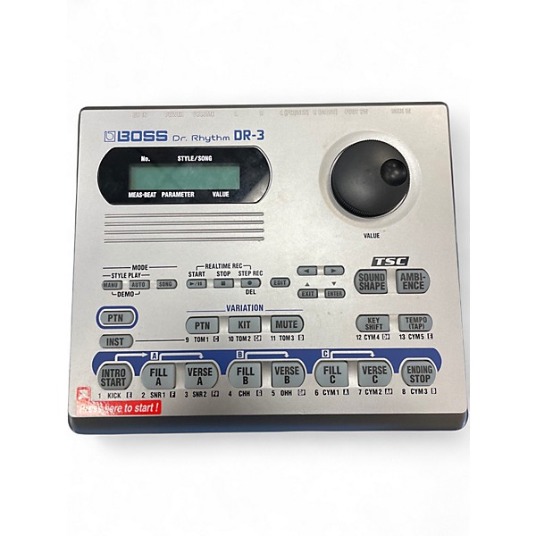 Used BOSS DR3 Dr Rhythm Drum Machine
