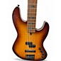 Used Iyv 5 String 2 Color Sunburst Electric Bass Guitar