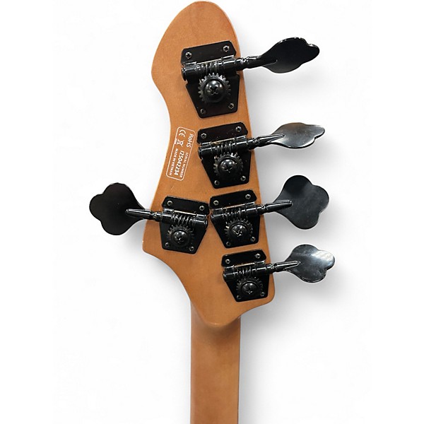 Used Iyv 5 String 2 Color Sunburst Electric Bass Guitar