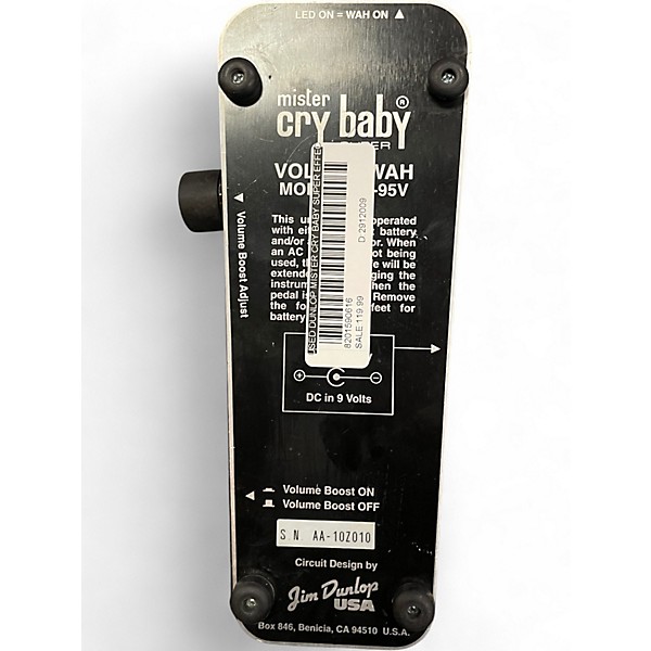Used Dunlop MISTER CRY BABY SUPER Effect Pedal