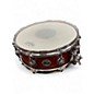 Used DW 13X5 COLLECTOR'S MAPLE STANDARD SNARE SATIN CHERRY Drum thumbnail
