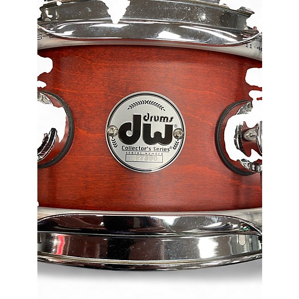 Used DW 13X5 COLLECTOR'S MAPLE STANDARD SNARE SATIN CHERRY Drum