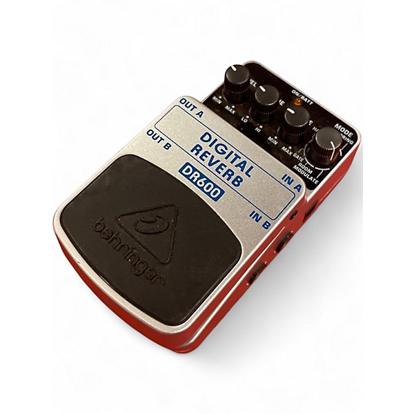 Used Behringer DR600 Digital Stereo Reverb Effect Pedal