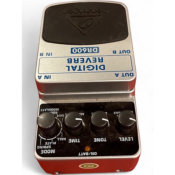 Used Behringer DR600 Digital Stereo Reverb Effect Pedal