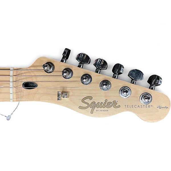 Used Squier Telecaster white Solid Body Electric Guitar