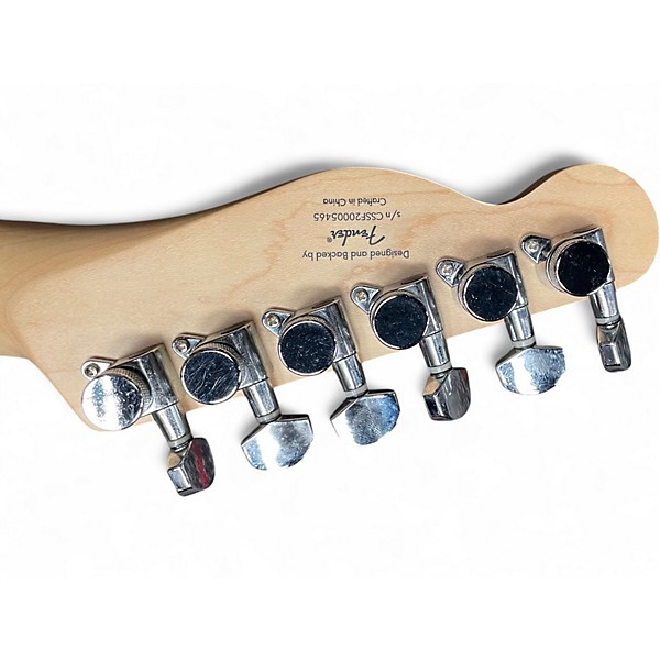 Used Squier Telecaster white Solid Body Electric Guitar