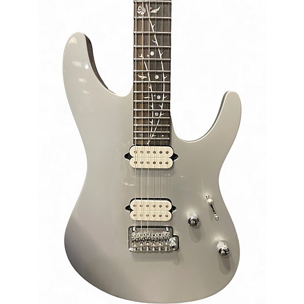 Used Ibanez TOD10 Metallic Silver Solid Body Electric Guitar