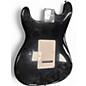 Used Squier Stratocaster Black and White Solid Body Electric Guitar