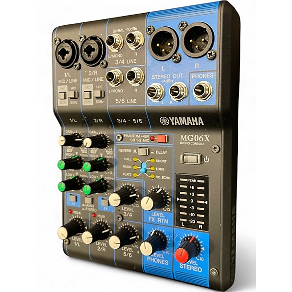 Used Yamaha MG06X Unpowered Mixer