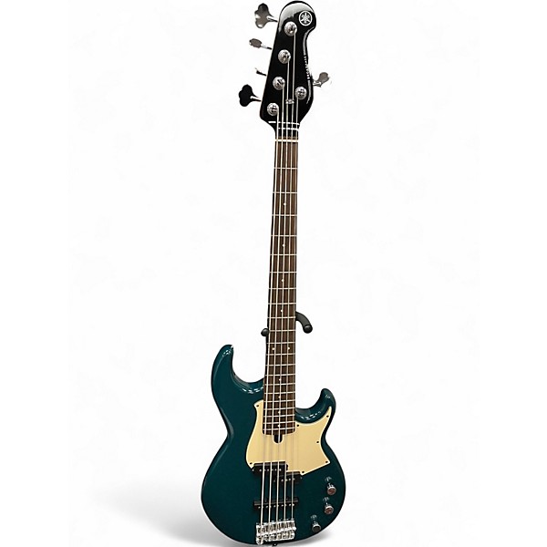 Used Yamaha bb435 blue-green Electric Bass Guitar