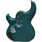 Used Yamaha bb435 blue-green Electric Bass Guitar