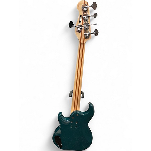 Used Yamaha bb435 blue-green Electric Bass Guitar