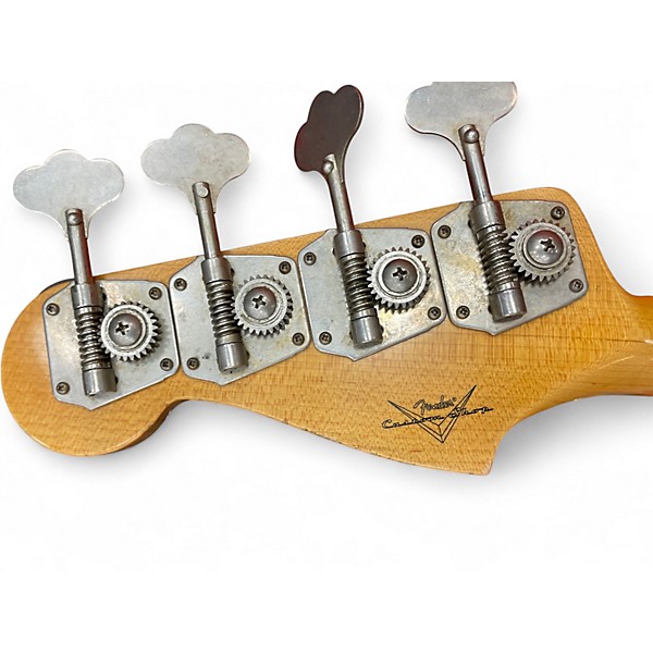 Used Fender Custom Shop '64 Jazz Bass HRN Tahitian Coral Electric Bass Guitar