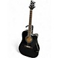 Used Greg Bennett Design by Samick d1ce Black Acoustic Electric Guitar thumbnail