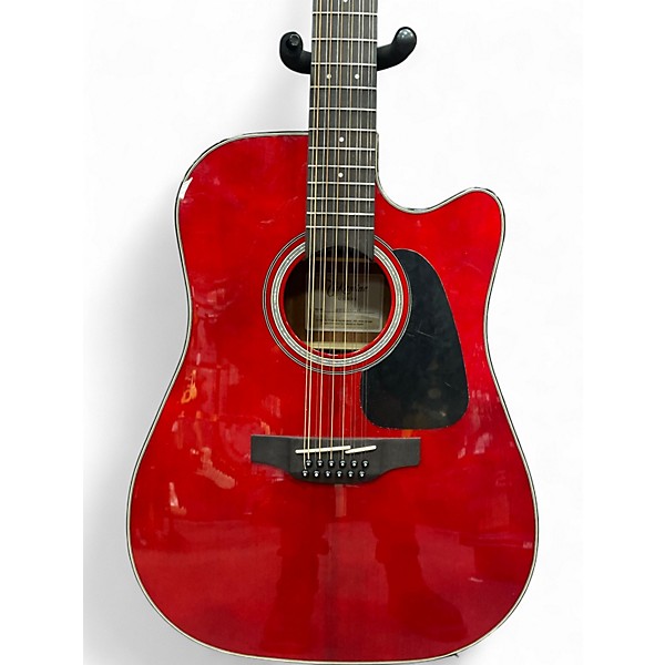 Used Takamine GD30CE-12 Wine Red 12 String Acoustic Electric Guitar